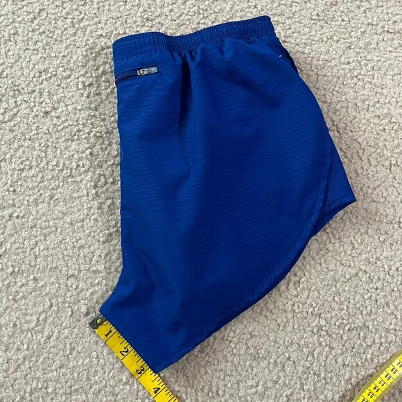 Nike Womens Modern Tempo Embossed Running Shorts Blue Size Medium - Picture 7 of 8